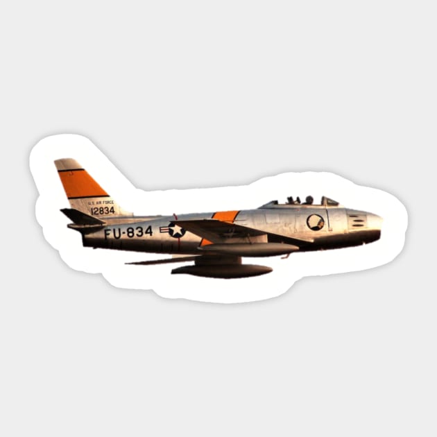 F-86 Sabre Sticker by acefox1